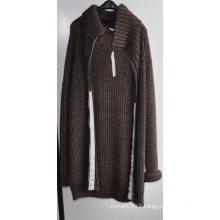 Winter Pure Color Open Front Knit Women Cardigan
